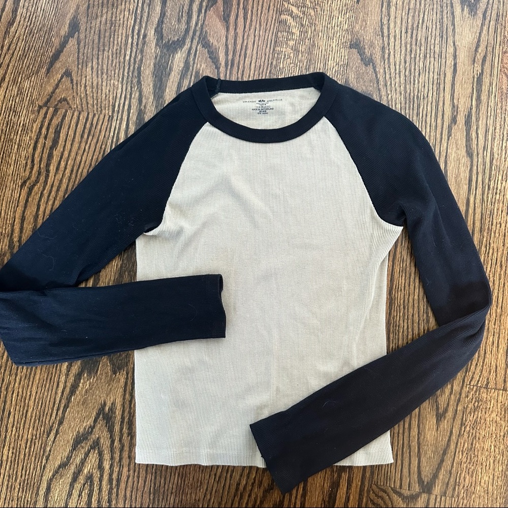 Brandy Melville baseball color block long sleeve